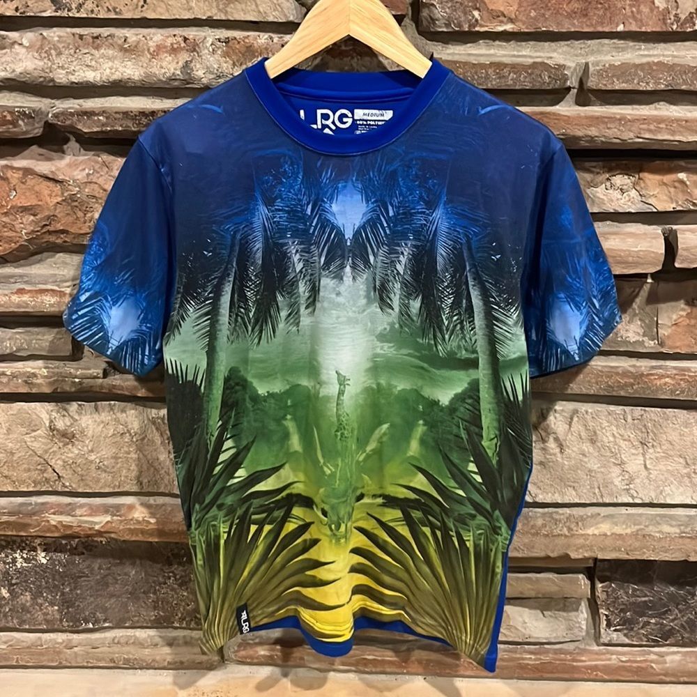 LRG AOP Safari Print Short Sleeve Crewneck Tee
